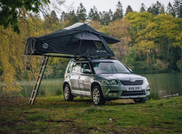 Custom-fit TentBox pop-top bed for car camping, providing supportive sleep for travellers exploring the outdoors in comfort.
